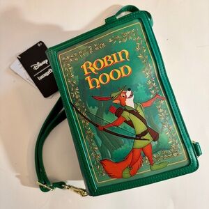 Loungefly Robin Hood Book Convertible Bag